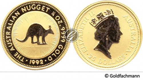 1/4 Oz Australian Nugget/Kangaroo