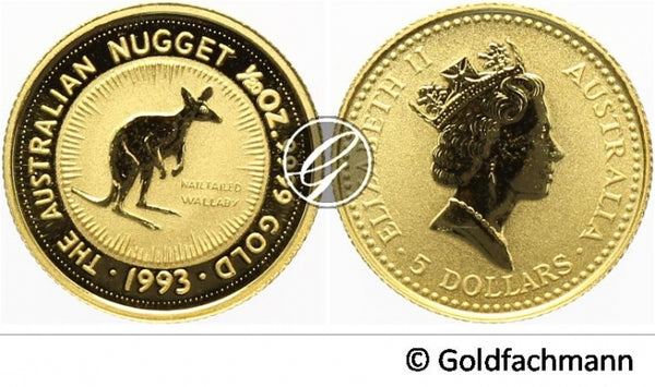 1/20 Oz Australian Nugget/Kangaroo
