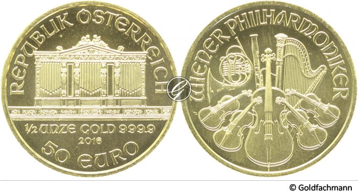 1/2 Oz Wiener Philharmoniker