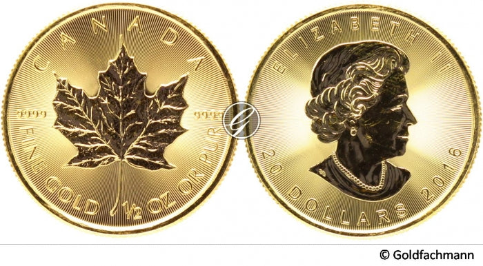 1/2 Oz Maple Leaf