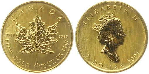 1/20 Oz Maple Leaf