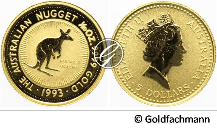 1/20 Oz Australian Nugget/Kangaroo