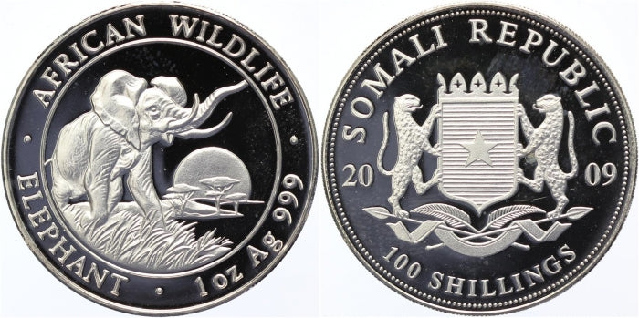 1 Oz Somali Elefant div. - AKTION