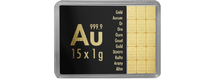 15 g Feingold Tafelbarren (15x 1g)