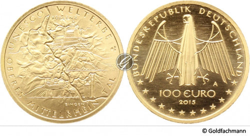 100 € 2015 Oberes Mittelrheintal