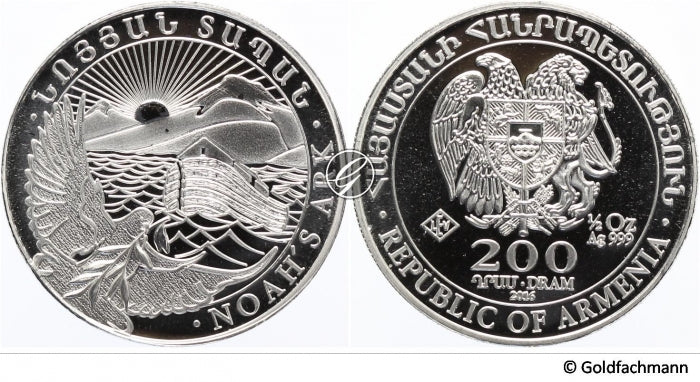 1/2 Oz Arche Noah (Silber) - diff.