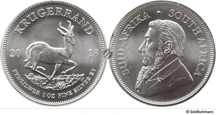 1 Oz Krügerrand (Silber) div. - diff.
